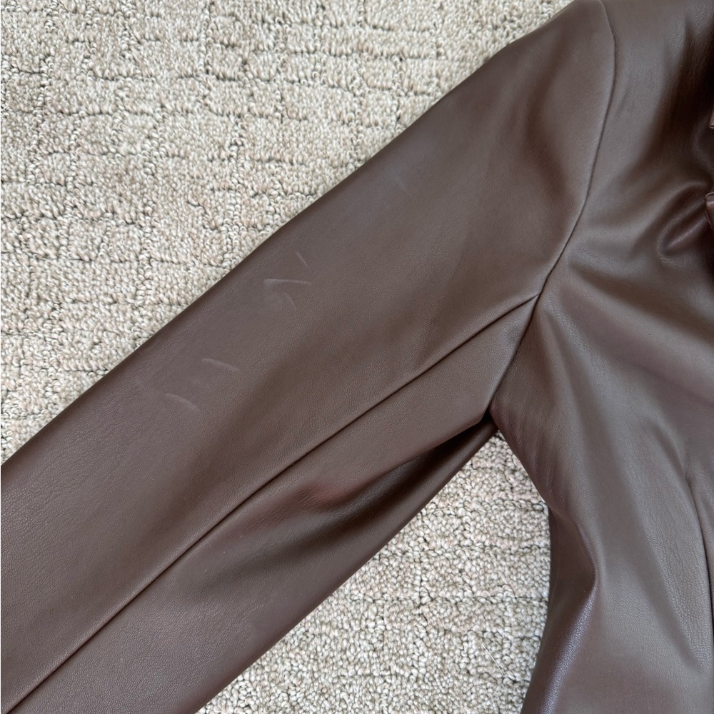 ABERCROMBIE FAUX LEATHER DRESS/ JACKET - Picture 11 of 16